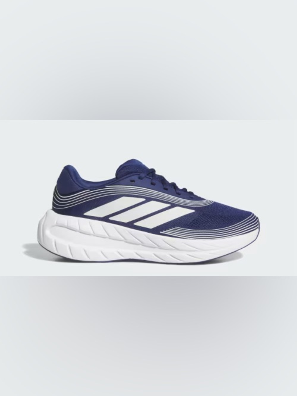 NWT Men’s Adidas adipure shift running - Navy and White Athletic Sneakers - 10.5